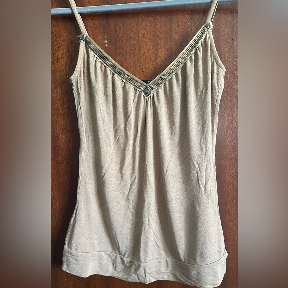 Elegant Tan Women's Top